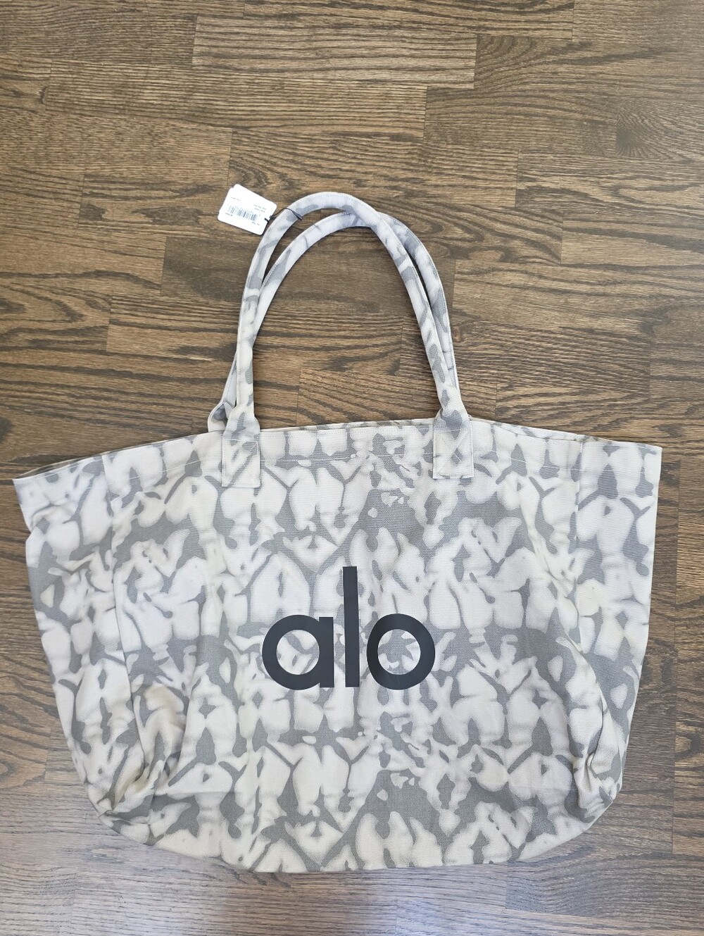 Alo Yoga Gray Tie Dye Dance Tote Duffel Bag Unisex One Size W7066R - Picture 2 of 4